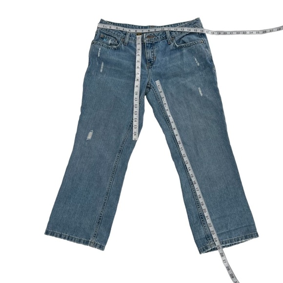 Aeropostale Distressed Crop Jeans Size 7/8 Women's - Picture 4 of 4